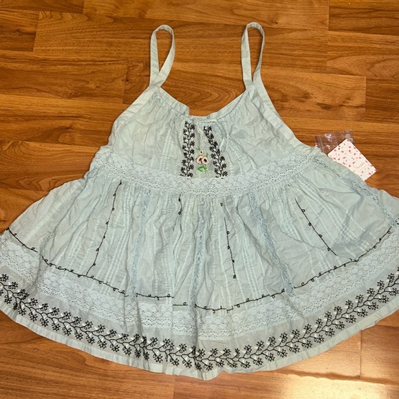 NWT Free People Apron Swing Tank Top - Picture 1 of 12